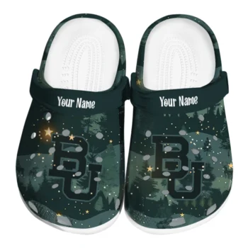 customized baylor bears deer nightscape clogs best selling