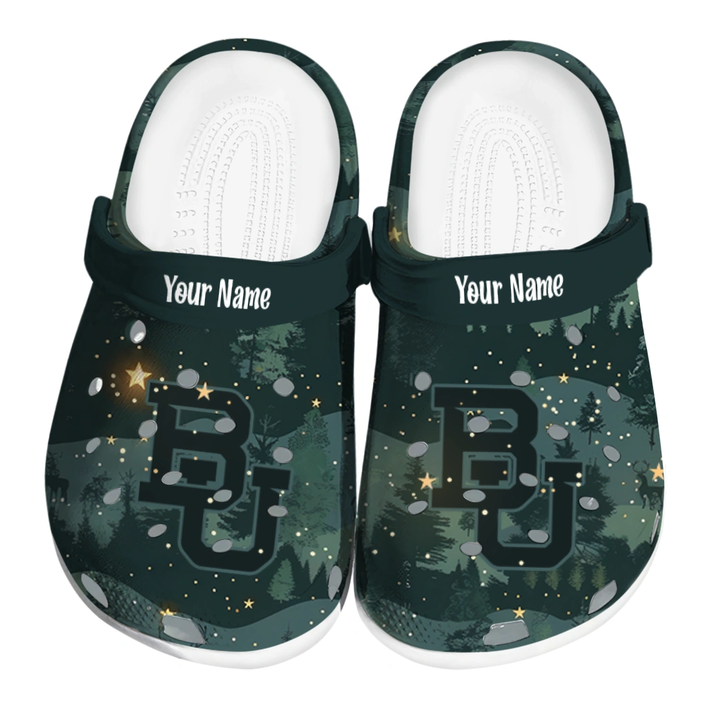 customized baylor bears deer nightscape clogs best selling customized baylor bears deer nightscape clogs best selling