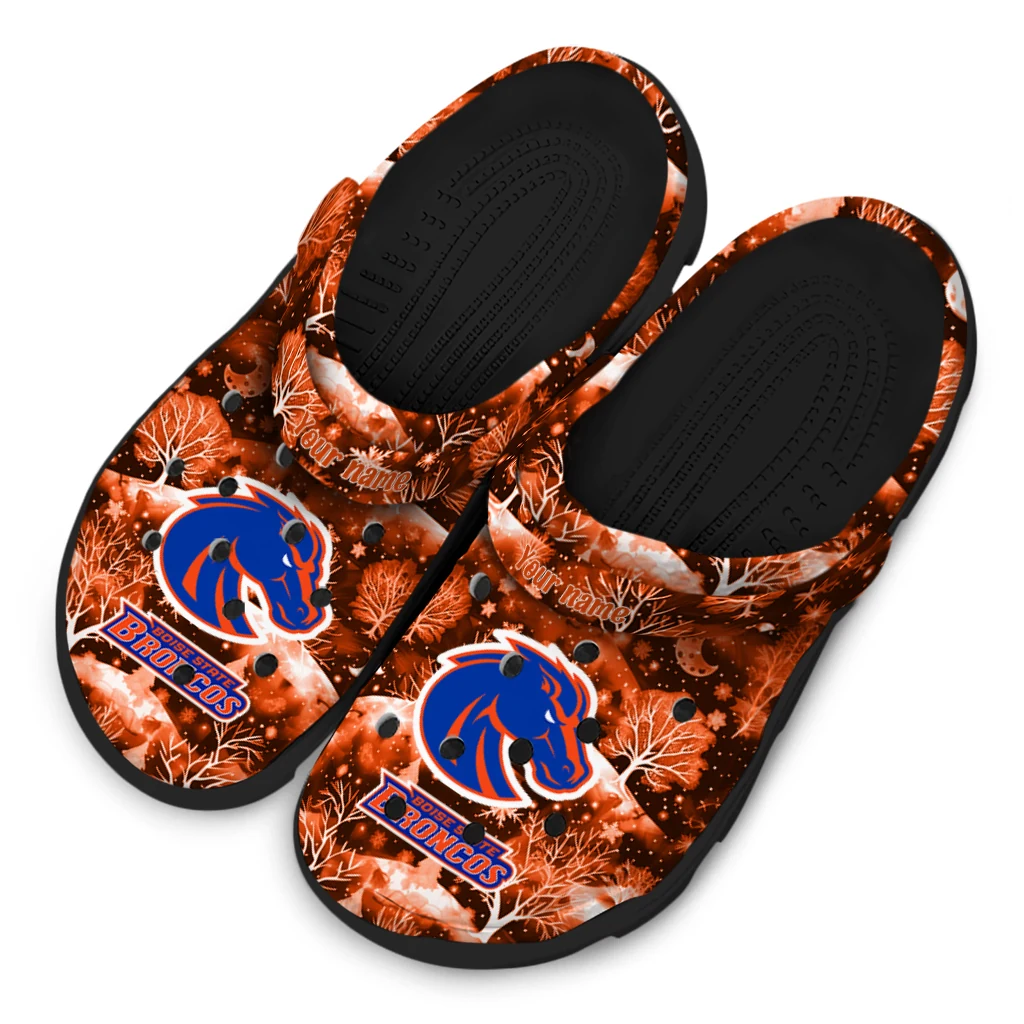 customized boise state broncos snowy hills clogs latest model customized boise state broncos snowy hills clogs latest model