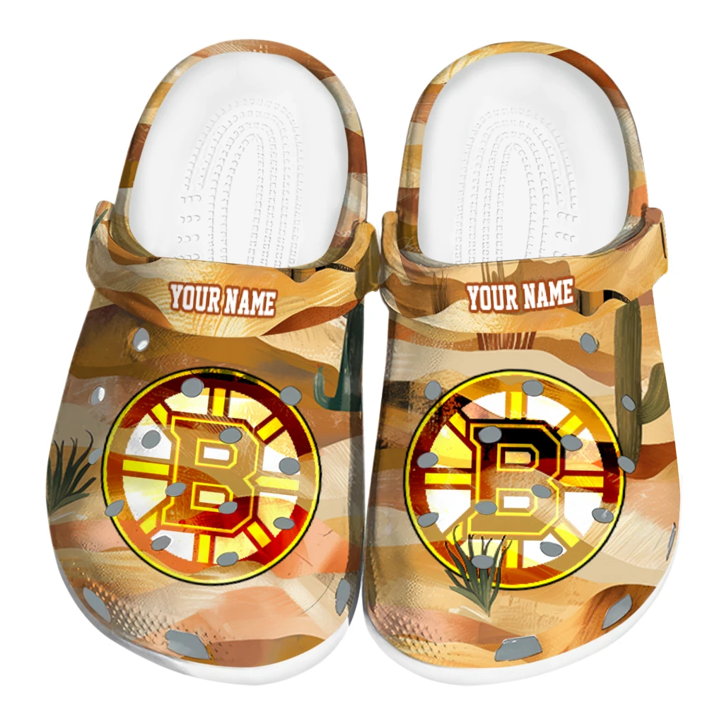 customized boston bruins desert layers clogs best selling customized boston bruins desert layers clogs best selling