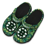 customized boston bruins tropical leaves clogs best selling