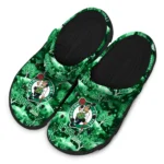 customized boston celtics snowy hills clogs best selling