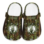 customized boston celtics woods forest designs clogs best selling