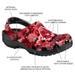 customized boston red sox snowy hills clogs best selling