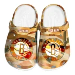 customized brooklyn nets desert layers clogs best selling