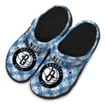 customized brooklyn nets snowflake mosaic clogs best selling