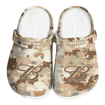 customized budweiser big b camouflage beige brown clogs best selling hey clogs