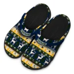 customized buffalo sabres christmas motif clogs best selling