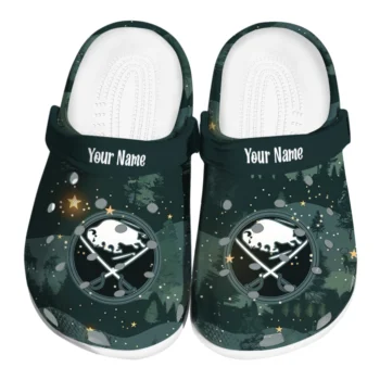 customized buffalo sabres deer nightscape clogs best selling