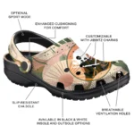 customized buffalo sabres desert cactus pattern clogs best selling