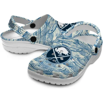 customized buffalo sabres sea swirls clogs high quality