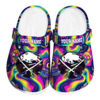 customized buffalo sabres swirling mushrooms clogs best selling