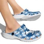 customized byu cougars snowflake mosaic clogs best selling