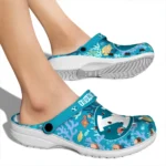 customized byu cougars tropical fish ocean clogs best selling