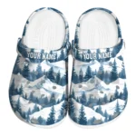 customized calgary flames snowy mountains clogs best selling