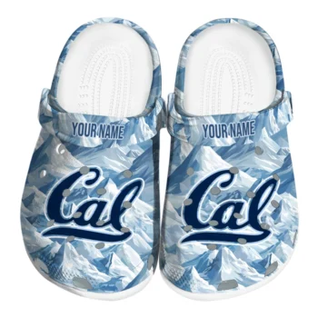 customized california golden bears mountain artwork clogs best selling