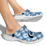 customized carolina hurricanes snowflake mosaic clogs best selling