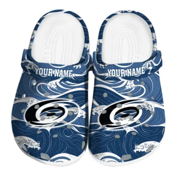 customized carolina hurricanes wave flow clogs best selling