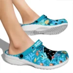 customized carolina panthers tropical fish ocean clogs best selling