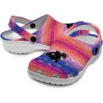 customized carolina panthers wavy stripes clogs best selling