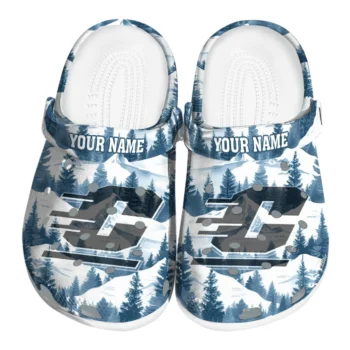 customized central michigan chippewas snowy mountains clogs best selling