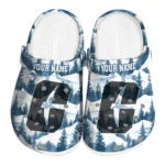 customized charlotte 49ers snowy mountains clogs best selling