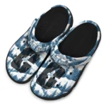customized charlotte 49ers snowy mountains clogs best selling