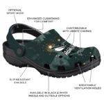 customized charlotte hornets deer nightscape clogs best selling