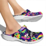 customized charlotte hornets swirling mushrooms clogs best selling