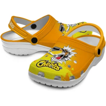 customized cheetos cheetah crunch orange yellow clogs high quality hey clogs