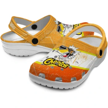 customized cheetos cheetah snap orange white clogs high quality hey clogs