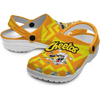 customized cheetos mascot crunch orange yellow clogs high quality hey clogs
