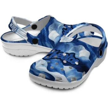 customized cheetos waves texture blue white clogs high quality hey clogs