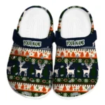 customized chicago bears christmas motif clogs best selling