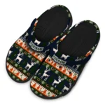 customized chicago bears christmas motif clogs best selling
