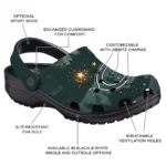 customized chicago bears deer nightscape clogs best selling