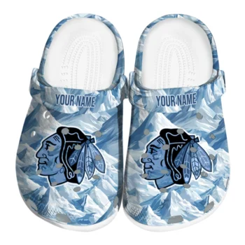 customized chicago blackhawks mountain artwork clogs best selling