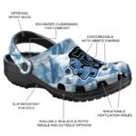 customized chicago blackhawks mountain artwork clogs best selling