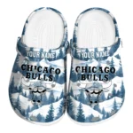 customized chicago bulls snowy mountains clogs best selling