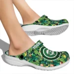 customized chicago cubs tropical leaves clogs best selling