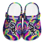 customized chicago white sox swirling mushrooms clogs best selling
