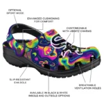 customized chicago white sox swirling mushrooms clogs best selling