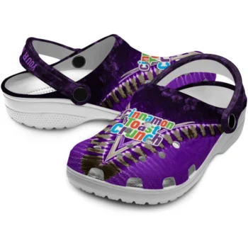 customized cinamon toast crunch cereal purple black clogs high quality hey clogs