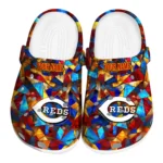 customized cincinnati reds prism pieces clogs best selling