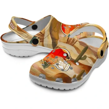 customized cleveland browns desert layers clogs high quality