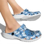 customized cleveland browns snowflake mosaic clogs best selling