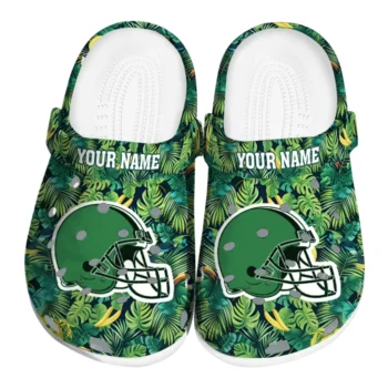 customized cleveland browns tropical leaves clogs best selling