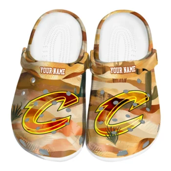 customized cleveland cavaliers desert layers clogs best selling