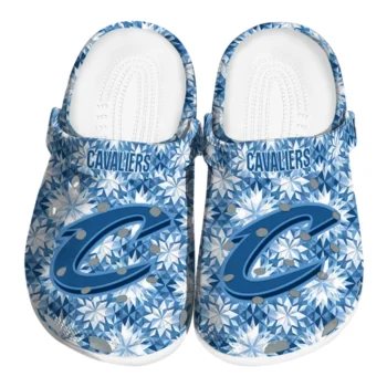customized cleveland cavaliers snowflake mosaic clogs best selling