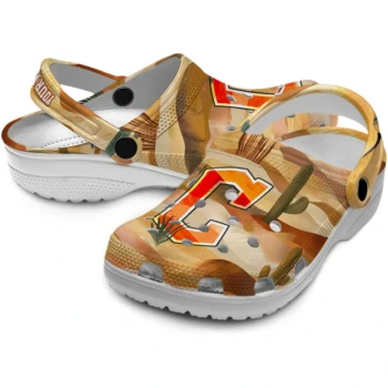 customized cleveland guardians desert layers clogs high quality
